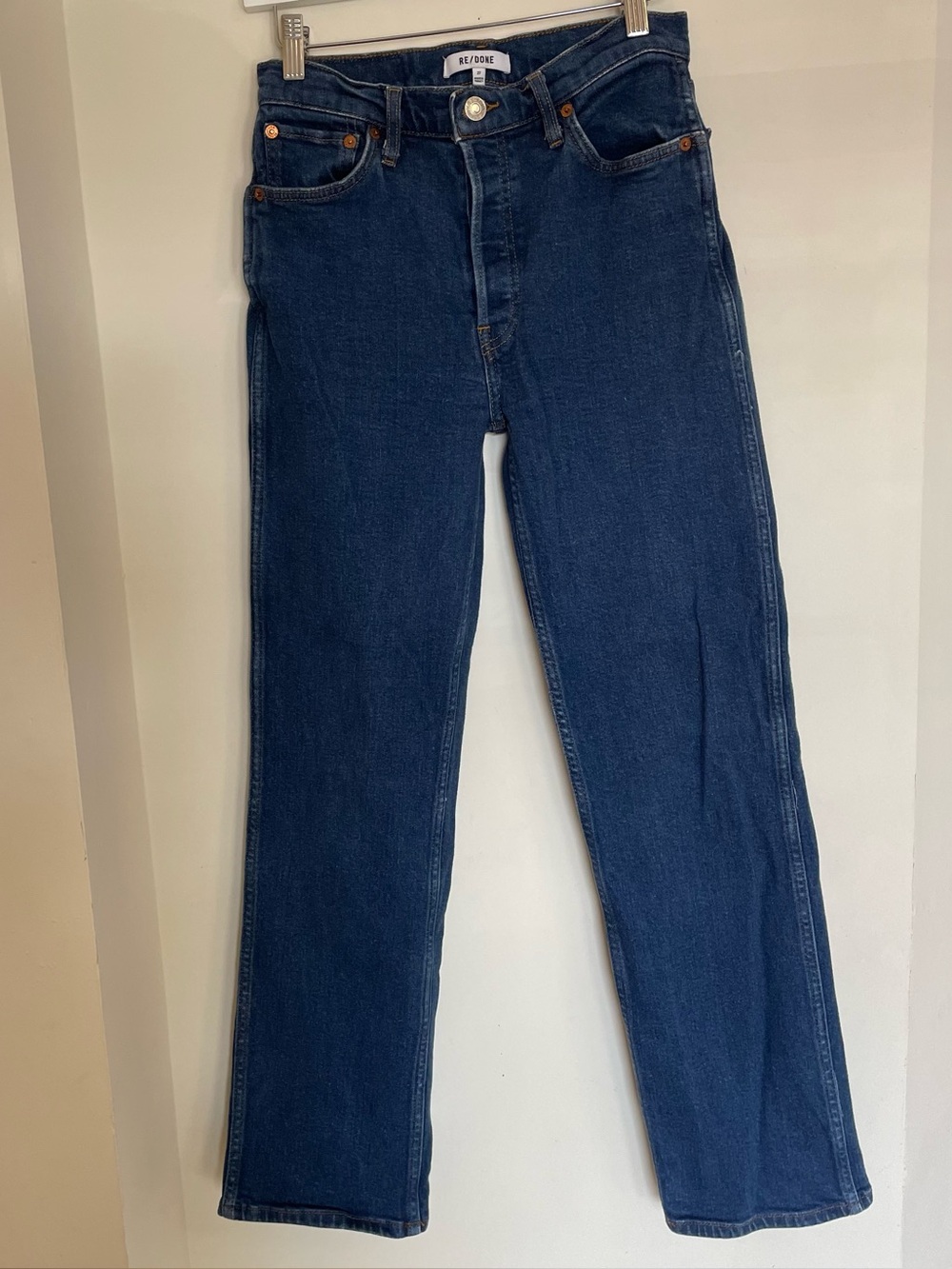 Re/Done Cotton Blend High Waist 90s Loose Jeans